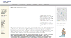 Desktop Screenshot of clintonjuniorcollege.com